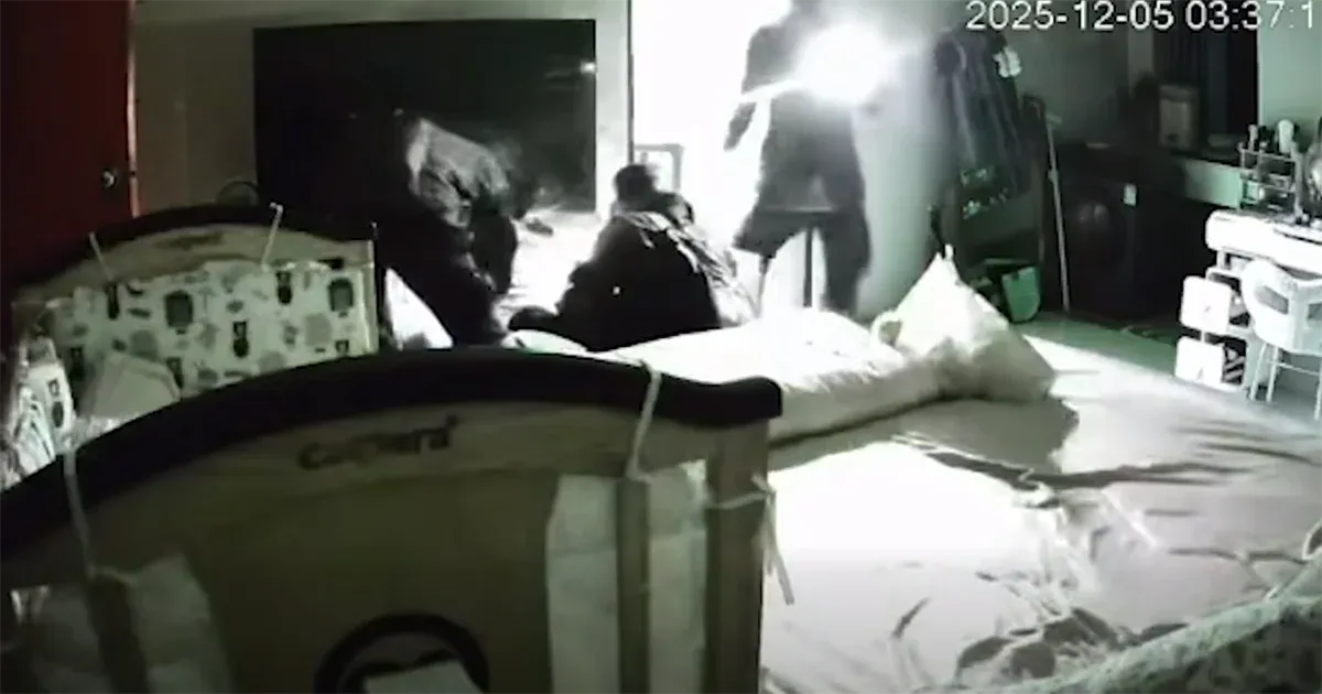A video of a military unit breaking into and stealing a house emerged