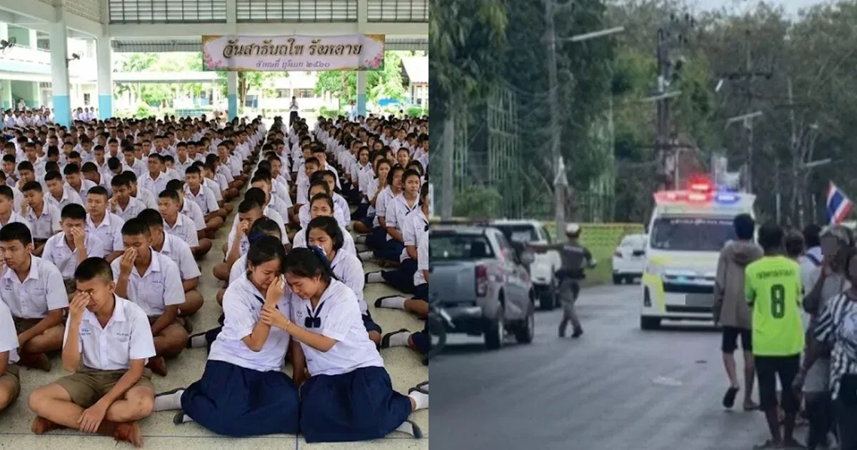 The principal was shot and more than 300 students were taken hostage happen in thailand