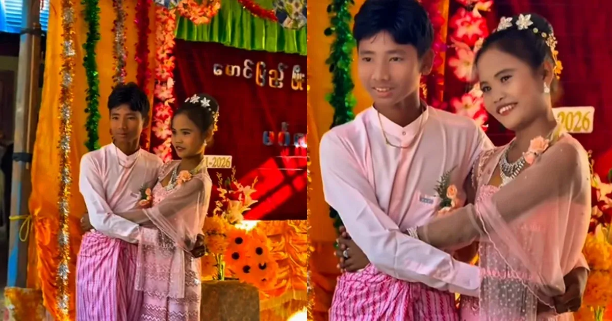 The youngest married couple in Myanmar (video/audio)