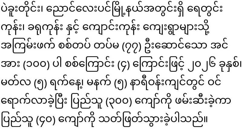 Video file of the army disappearing more than 40 civilians from the villages of Nyaung Lay Pin Township.