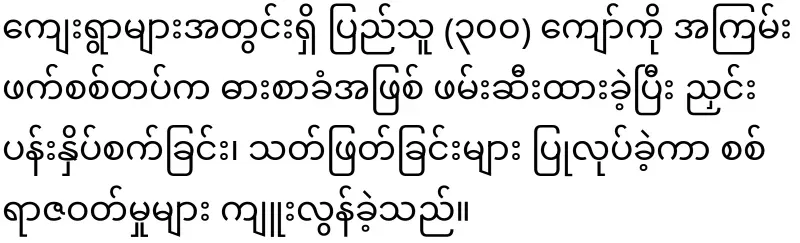 Video file of the army disappearing more than 40 civilians from the villages of Nyaung Lay Pin Township.
