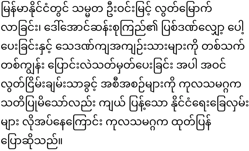 I have warned Min Aung Hlaing for the last time, who snatched the presidency by force