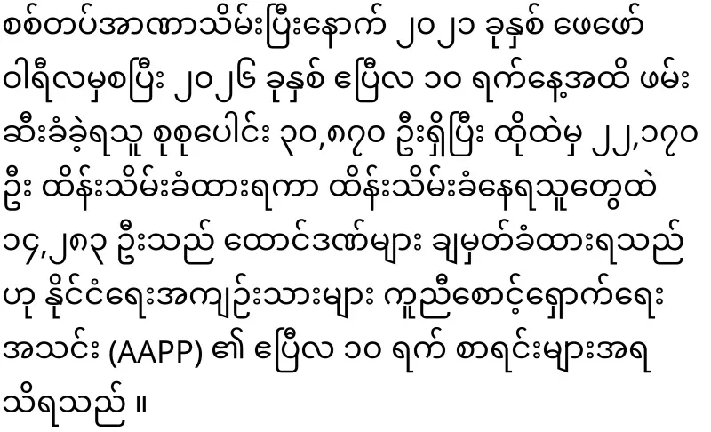 Daw Aung San Suu Kyi is in the news