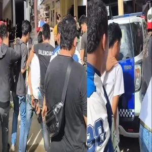 ✅ The suspect has been arrested. The video file of the arrest