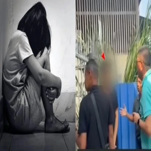 The father found his daughter on a video call with her boyfriend