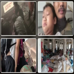 Video footage of the bombing of the Sithshao Monastery in Van Mao