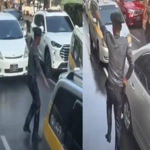 1 police chief who was dancing while clearing the way in Thingyan Mandap was arrested